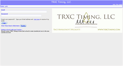 Desktop Screenshot of entry.trxctiming.com